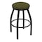 Holland Bar Stool Co 30" Swivel Bar Stool, Black Wrinkle, Graph Parrot Seat X802 - alternate 1